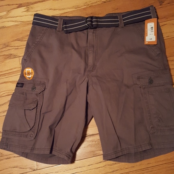 lee dungarees shorts with cell phone pocket